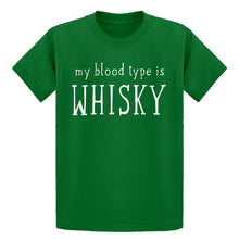 Youth My Blood Type is Whisky Kids T-shirt