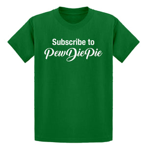 Youth Subscribe to PewDiePie Kids T-shirt