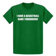 Youth Basketball Game Tomorrow Kids T-shirt