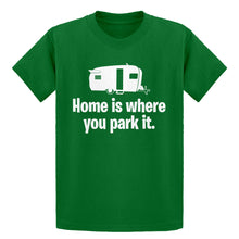 Youth Home is Where you Park it Kids T-shirt