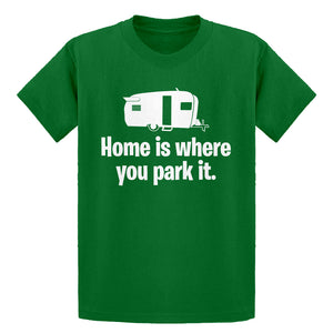 Youth Home is Where you Park it Kids T-shirt
