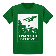 Youth I Want to Believe Space Ship Kids T-shirt