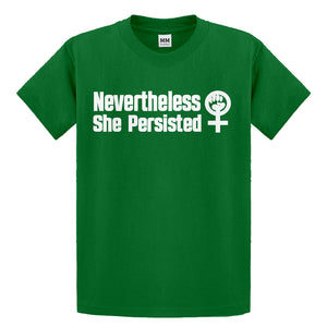 Youth She Persisted Bold Kids T-shirt