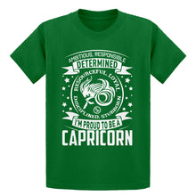 Youth Capricorn Zodiac Astrology Kids T-shirt