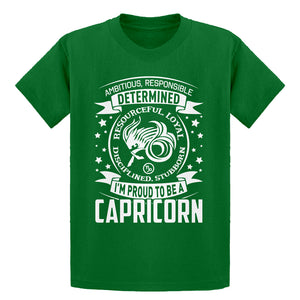 Youth Capricorn Zodiac Astrology Kids T-shirt
