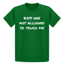 Youth Boys are not Allowed to Touch Me Kids T-shirt