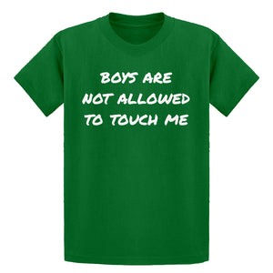 Youth Boys are not Allowed to Touch Me Kids T-shirt