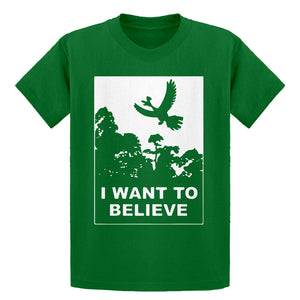 Youth I Want to Believe Kanto Sighting Kids T-shirt
