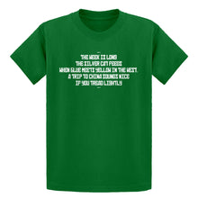 Youth The Week is Long the Silver Cat Feeds Kids T-shirt