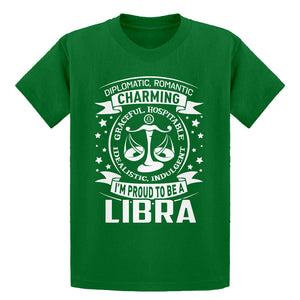Youth Libra Astrology Zodiac Sign Kids T-shirt