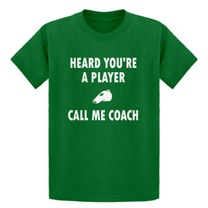 Youth Call me Coach Kids T-shirt