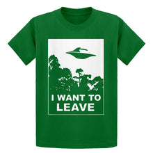 Youth I Want to Leave Kids T-shirt