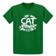 Youth My Cat Thinks I'm Cool Kids T-shirt