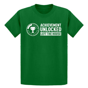 Youth Achievement Unlocked Left The House Kids T-shirt