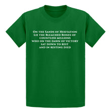 Youth On the Sands of Hesitation Kids T-shirt