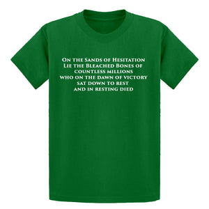 Youth On the Sands of Hesitation Kids T-shirt