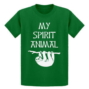Youth Sloth is my Spirit Animal Kids T-shirt