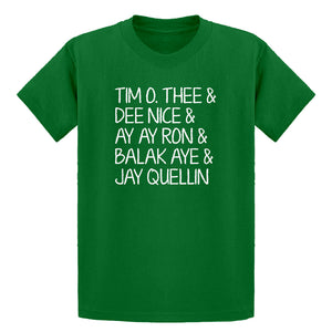 Youth Tim O. Thee & Dee Nice & Ay Ay Ron & Balak Aye & Jay Quellin Kids T-shirt