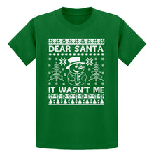 Youth Dear Santa It Wasn't Me Kids T-shirt