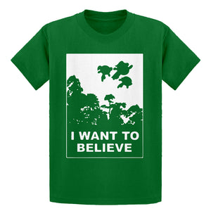 Youth I Want to Believe Super Girls Kids T-shirt