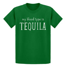 Youth My Blood Type is Tequila Kids T-shirt