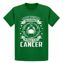 Youth Cancer Astrology Zodiac Sign Kids T-shirt