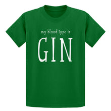 Youth My Blood Type is Gin Kids T-shirt