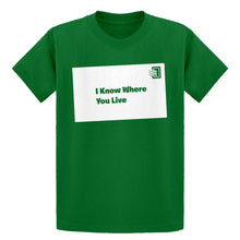 Youth I Know Where You Live Kids T-shirt