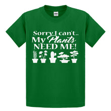 Youth I Cant My Plants Need Me! Kids T-shirt