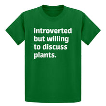 Youth Introverted But Willing to Discuss Plants Kids T-shirt