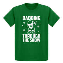 Youth Dabbing through the Snow Kids T-shirt