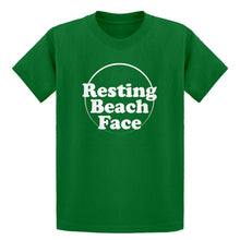 Youth Resting Beach Face Kids T-shirt