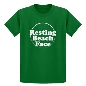 Youth Resting Beach Face Kids T-shirt