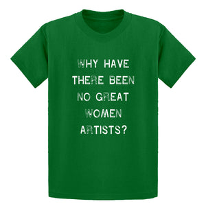 Youth No Great Women Artists Kids T-shirt