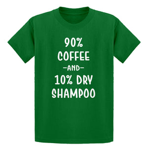 Youth 90% Coffee 10% Dry Shampoo Kids T-shirt