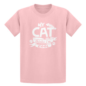 Youth My Cat Thinks I'm Cool Kids T-shirt