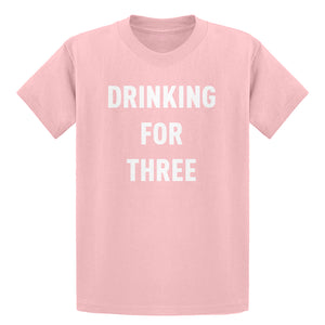 Youth Drinking For Three Kids T-shirt