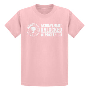 Youth Achievement Unlocked Tied the Knot Kids T-shirt