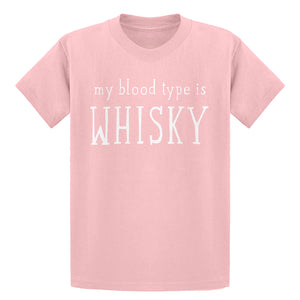 Youth My Blood Type is Whisky Kids T-shirt