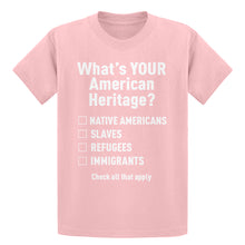 Youth What's Your Heritage? Kids T-shirt