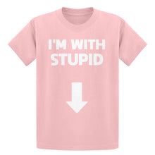 Youth I'm with Stupid Down Kids T-shirt