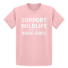 Youth Support Wildlife Raise Girls Kids T-shirt