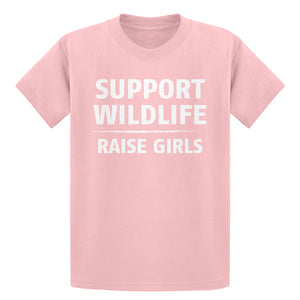 Youth Support Wildlife Raise Girls Kids T-shirt