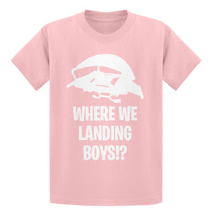 Youth Where We Landing Boys?! Kids T-shirt