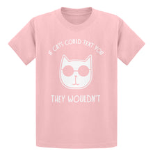 Youth If Cats Could Text Kids T-shirt