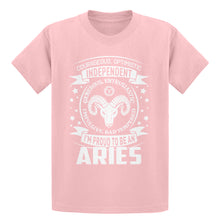 Youth Aries Astrology Zodiac Sign Kids T-shirt