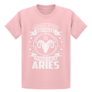 Youth Aries Astrology Zodiac Sign Kids T-shirt