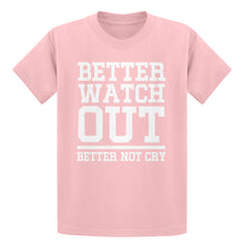 Youth Better Watch Out Better Not Cry Kids T-shirt