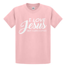 Youth I Love Jesus but I Cuss a Little Kids T-shirt