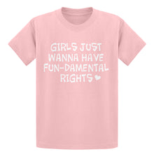 Youth Girls Wanna Have Fundamental Rights Kids T-shirt